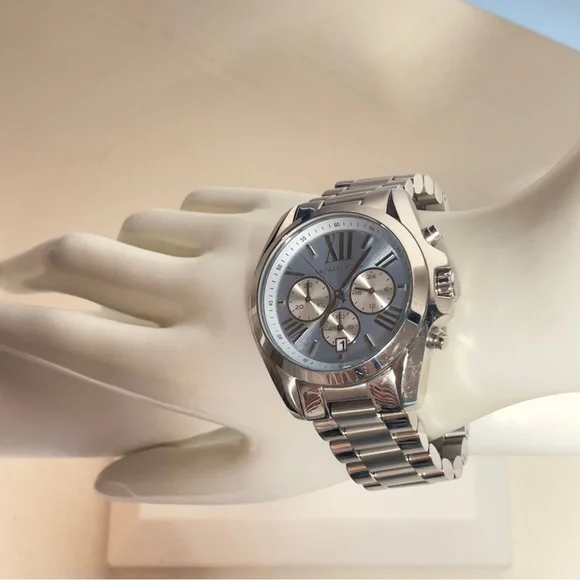 Michael Kors Bradshaw Chronograph Blue Ladies Watch ✨️